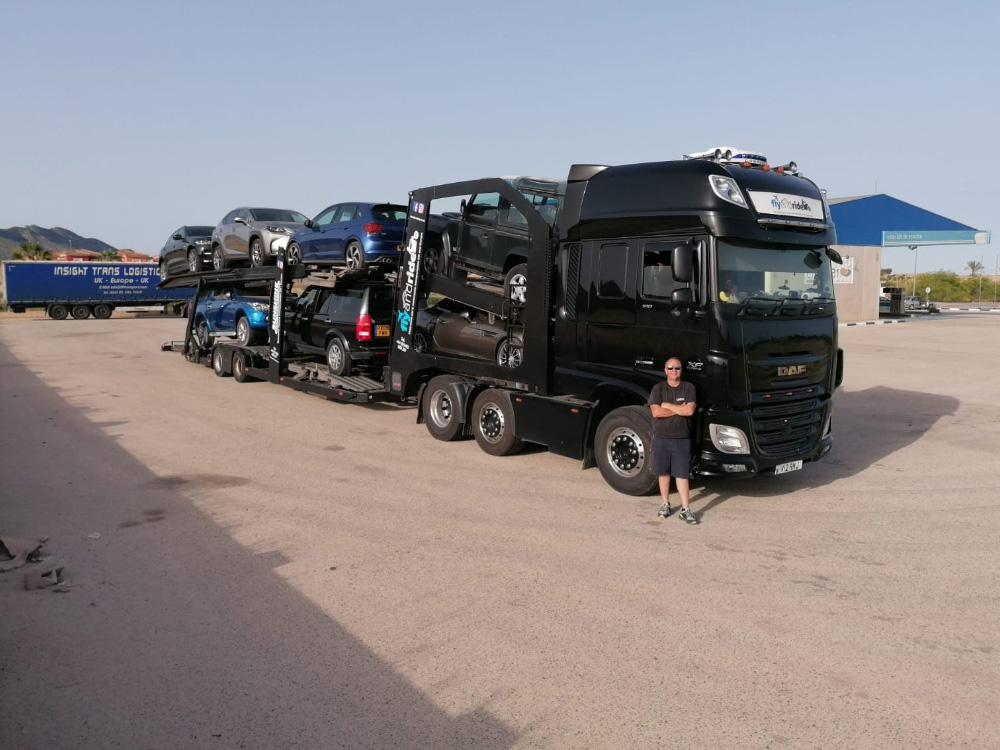 How to transport a car from the uk to portugal