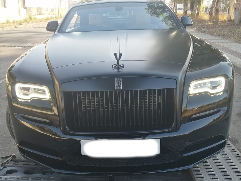Rolls royce transport from uk to spain and europe