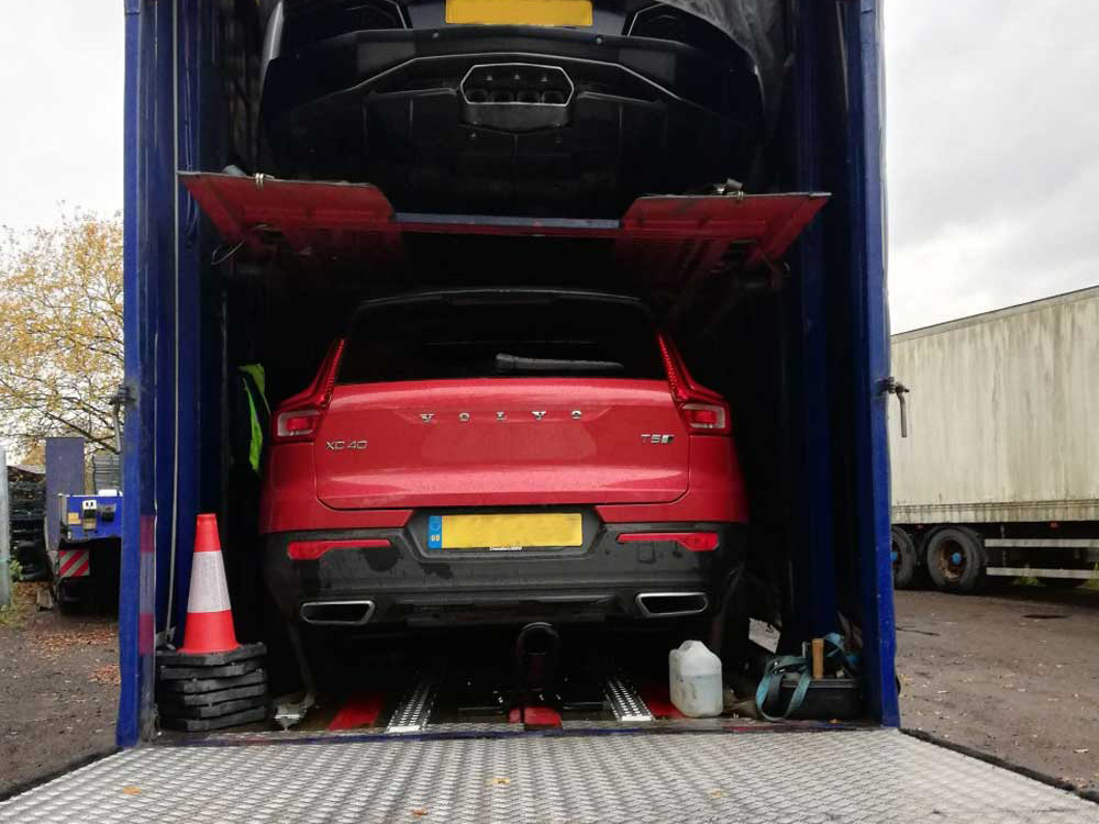 Volvo transport business operating between the uk and europe